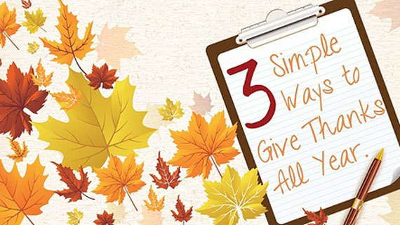 3 simple ways to give thanks all year