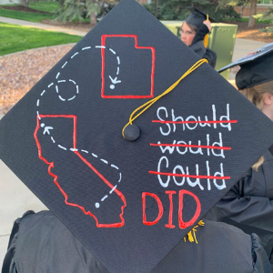 from california to utah, should(crossed out) would(Crossed out) could(crossed out) DID