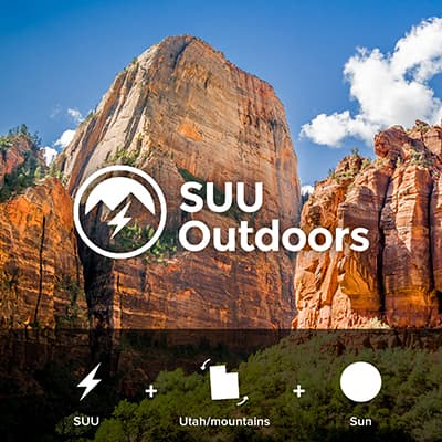 SUU Outdoors logo designed by Mitch Grimshaw