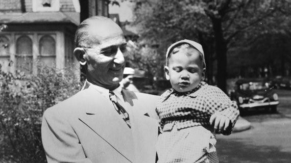 David Shwalb with his grandson